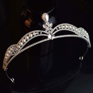 Super Fairy Crown Headwear Elegant Simple Princess Crown Birthday Show Awards Hair Accessories Fashion All-match Accessories