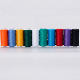 Новый стиль ручной работы DIY с фиксированной цветовой швейной нитью 400 ярдов 10 осей ручной шитья домашний 402 цветной полиэстер нити