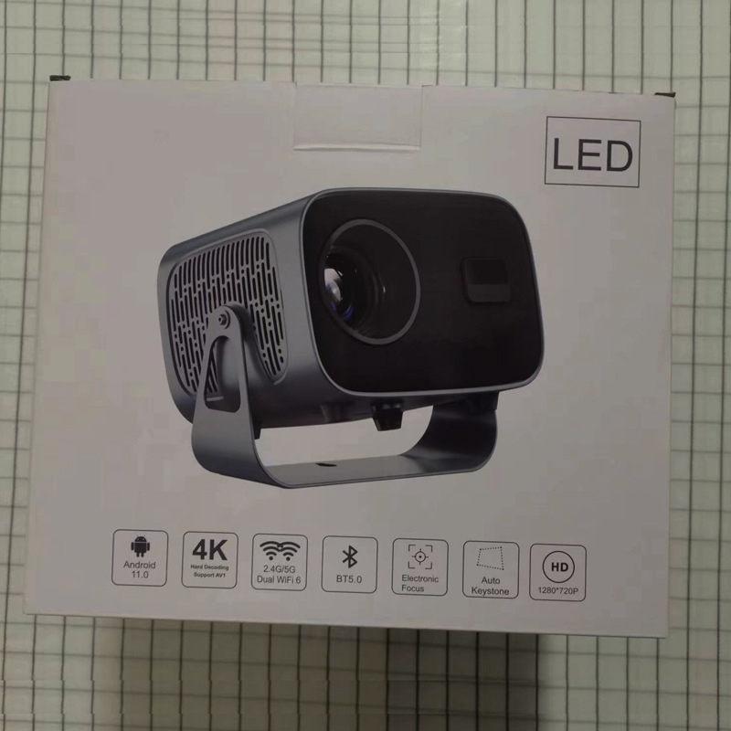 A10 1080p/4K smart proyektor WiFi koʻchma