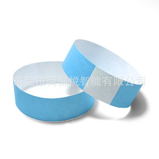 Disposable Bracelet One Inch Fluorescent Wristband Exhibition Concert Party DuPont Paper Wristband Source Factory