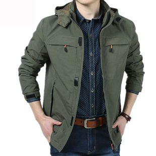 Factory direct supply men's new coat men's autumn long loose quick-drying men's sports leisure jacket