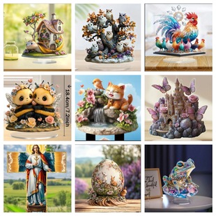 Cartoon Flower Vat Flower Pot Sculpture Animal Garden Landscape Ornaments Crafts Insert Outdoor Courtyard Garden Decoration