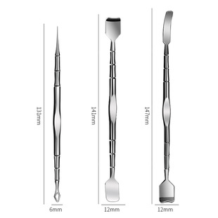 New stainless steel double head blackhead shovel cleaning facial pores closed grease blackhead blackhead scraping beauty tool