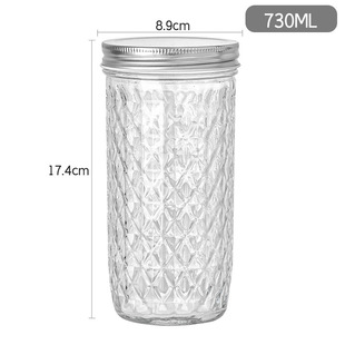 in stock Supply Glass Mason Cup Honey Bottle Canned Bottle Various Specifications Pickles Bottle Caviar Bottled