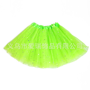 40cm взрослый tutu юбка женская звезда платье платье принцессы цветной пушистый юбка половина юбка пряжа