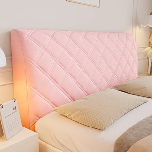 Thickened Quilted Advanced Sense Bed Cover Wooden Bed Backrest Soft Bag All-inclusive Universal Universal Dust Cover 2024 New