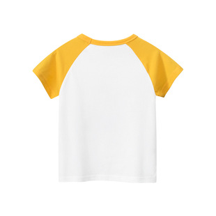 27Kids children's clothing wholesale primary source 2023 Summer new children's short sleeve T-shirt car boys clothes