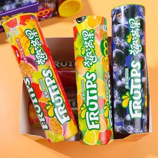 Que·Nest Fun Full Fruit Blackcurrant Flower Heart Mixed Fruit Love Tropical Juice Gummy Snacks 60g*6 Tubes