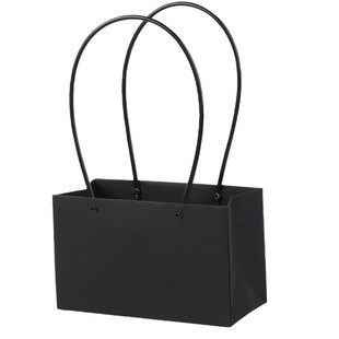 Flower shop bouquet packaging handbag mother's day flower packaging bag kraft paper bouquet flower arrangement gift bag wholesale