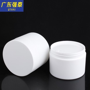 Small sample cosmetics plastic canned box wide mouth sealed PP cream packaging cream bottle white box bottle hand cream