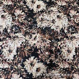 Thickened Monet Oil Painting Style Yarn-Dyed Jacquard Sofa Release Pastoral Style Tablecloth Pillow Cloth Clothing Luggage Shoe Upper Fabric