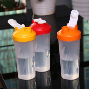 Cross-border Yama 600ml plastic cup sports gym shake Cup protein powder milkshake cup printed LOGO