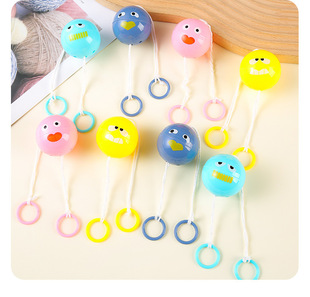 Pull whistle flying ball cartoon cable flywheel arm coordination exercise children novelty decompression small toy student gift