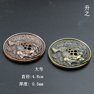 Shengzhi wholesale alloy golden turtle incense insert incense holder creative Zen ornaments line incense coil incense indoor incense burner