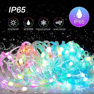 5v leather string light with waterproof magic color leather string string light built-in IC single point control color string light curtain light indoor and outdoor atmosphere