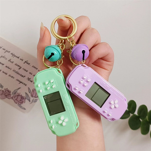 Creative playable game machine car keychain anti-lost pendant children gift book bag pendant couple bag lanyard