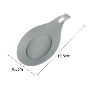 Hot sale soup spoon pad easy cleaning TPE kitchen utensils pad spoon pad heat insulation spoon pad flavor dish pad spoon holder