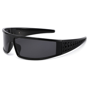 Cross-border New Hair Band Sunglasses Women's Internet CelebrITY Street Photoshoot High-end Fashion Personality Goggles UV-resistant Sunglasses