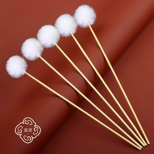 Goose feather stick ear picking professional tool chicken feather ear digging artifact suit digging ear spring Mao Mao ear digging spoon