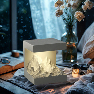 Rizhao Jinshan Aromatherapy Night Light Creative Enlarging Incense Stone Home Atmosphere Birthday Gift for Girls