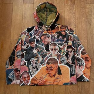 New cross-border e-commerce men's street clothing 3d digital printing sweater hoodie a generation of hair