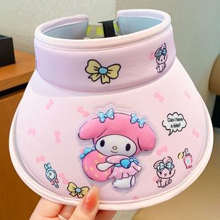 Sanrio детская шляпа Culomi мультфильм солнцезащитный козырек летняя девочка солнцезащитный крем Ультрафиолетовый крыша