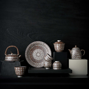Yifang Tea Talk Dunhuang культурный и Творческий чайник Тысячи Будды чайник винтажный керамогранит ручной работы Бытовая чайник кунг-фу чайный сервиз