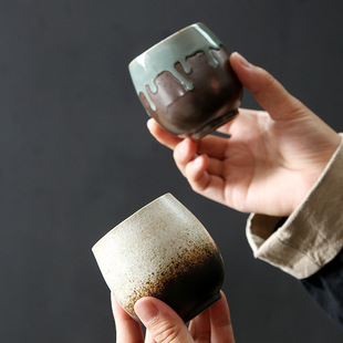 Exclusive for cross-border Amazon stoneware teacup Master Cup Tea Cup vintage Japanese Middle Eastern coffee cup