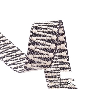 Factory in stock jacquard belt thickened polyester cotton ribbon clothing decoration fashion belt luggage accessories source factory