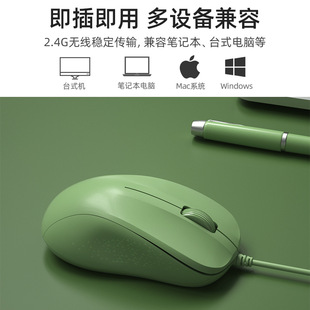 BOW Wired Optical Mouse M136U High Color Value Female Office Game Learning Home mouse Cross-border Exclusive