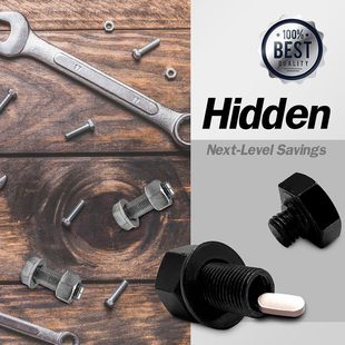 Metal Screw Bolt Storage Cash Hidden Security Transfer Container Box Secret Compartment Fun Safe