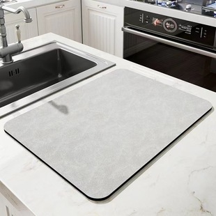 Kitchen Drain Mat Absorbent Mat Simple Foreign Trade Household Dining Table Anti-scalding Heat Insulation Bar Drying Mat Wholesale Cross-border