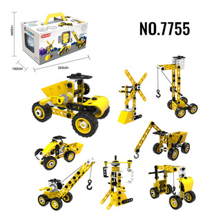 Hanye Assembled Soft Building Blocks Children's STEAM Science and Education Disassembly Nut Screw Early Education Set Cross-border Toys