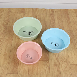 Wholesale multi-specification plastic basin washbasin Children Baby washbasin thickened vegetable basin printable washbasin