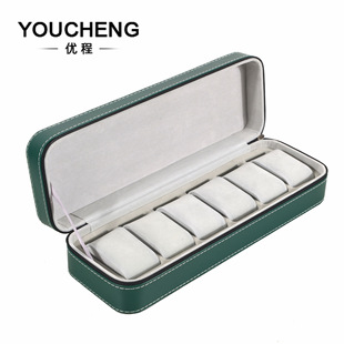 Spot wholesale watch box watch zipper bag Portable 2 4 8 watch storage bag pu watch box