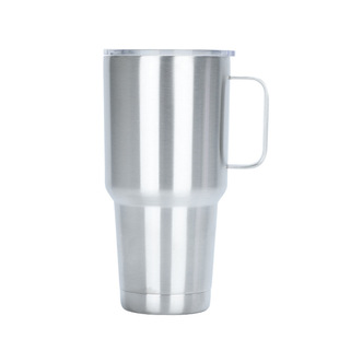 Cross-border direct supply 304 stainless steel insulation water cup large capacity handle Cup office Cup portable tea cup wholesale