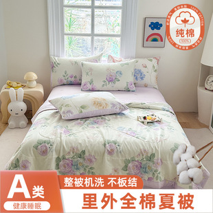 Class A inside and outside cotton cotton summer quilt summer cool quilt four-piece air conditioning quilt Xinjiang cotton quilt student quilt core