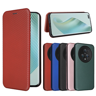 Защитный чехол для Huawei Honor Magic 5pro Кожаный чехол из углеродного волокна Деловой простой ретро чехол для телефона