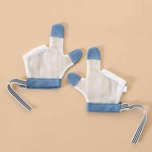 Baby's Physical Anti-eating Hand Teething Baby's Hand-eating Child's Hand-eating Child's Hand-biting Gloves Thumb