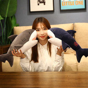 ins New Creative Shark Hand Warmer Pillow Cross-border Plush Toy Doll Birthday Gift Children Sleeping Doll