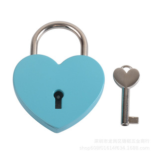 Love lock factory direct 45*58*8mm color zinc alloy love lock scenic jewelry accessories