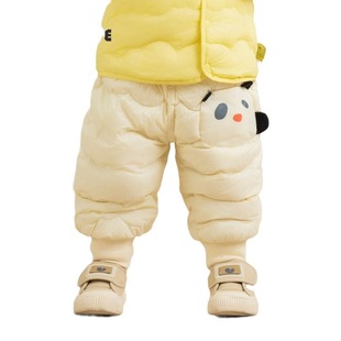 90 Velvet National Treasure Little Panda 2024 New Baby Down Pants Boys Toddlers Girls Down Pants