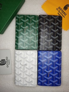 Сумка Goya Goyard Dog Tooth, новый складной держатель для карт, держатель для карт, трансграничный слот для нескольких карт, ультратонкий держатель для удостоверений личности, модный