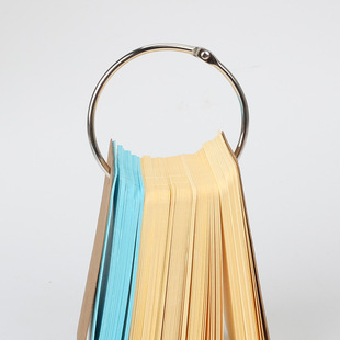 Manufacturers custom metal buckle stationery this binding ring card ring open ring photo album book ring loose leaf ring manufacturers wholesale