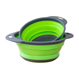 Foldable Retractable Drain Basket Vegetable Washing Basin Vegetable Washing Basket Household Living Room Round Fruit Plate Fruit Plate Kitchen Supplies