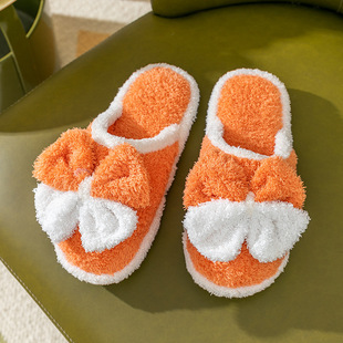 Winter Cotton Slippers Women's Home Indoor Cartoon Cute Household Cotton Slippers Spring and Autumn Couple's Home Moon Shoes Autumn and Winter Men's