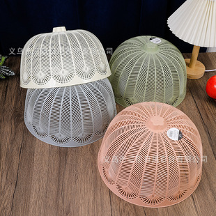 Watermelon Cover Household Kitchen Breathable Food Cover Dining Table Fly-proof Food Cover Hollow Round Cover Vegetable Cover Wholesale