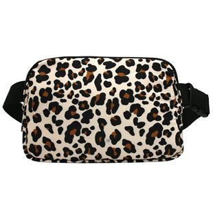 Cross-border Lulu Same Style Waist Bag Nylon Waterproof Chest Bag Men's and Women's All-match Crossbody Bag Outdoor Sports Running Waist Bag