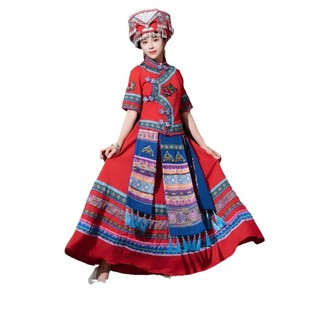 56 Minority Costumes Adult Female March 3 Costumes Miao Costumes Yao Yi Dance Costumes