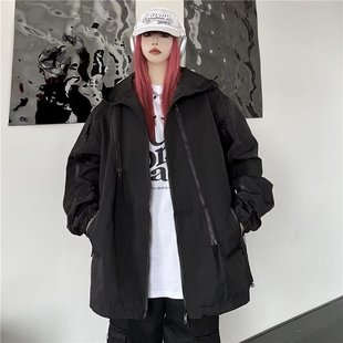 2024 Spring and Autumn Pi Handsome Coat Men's and Women's High Street Fashionable Brand Hong Kong Style Japanese Style Harajuku Style Korean Style Fashionable Loose Jacket